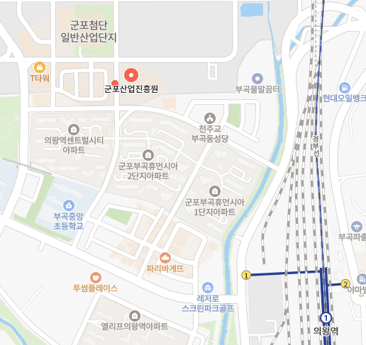 (주)유니씨 약도